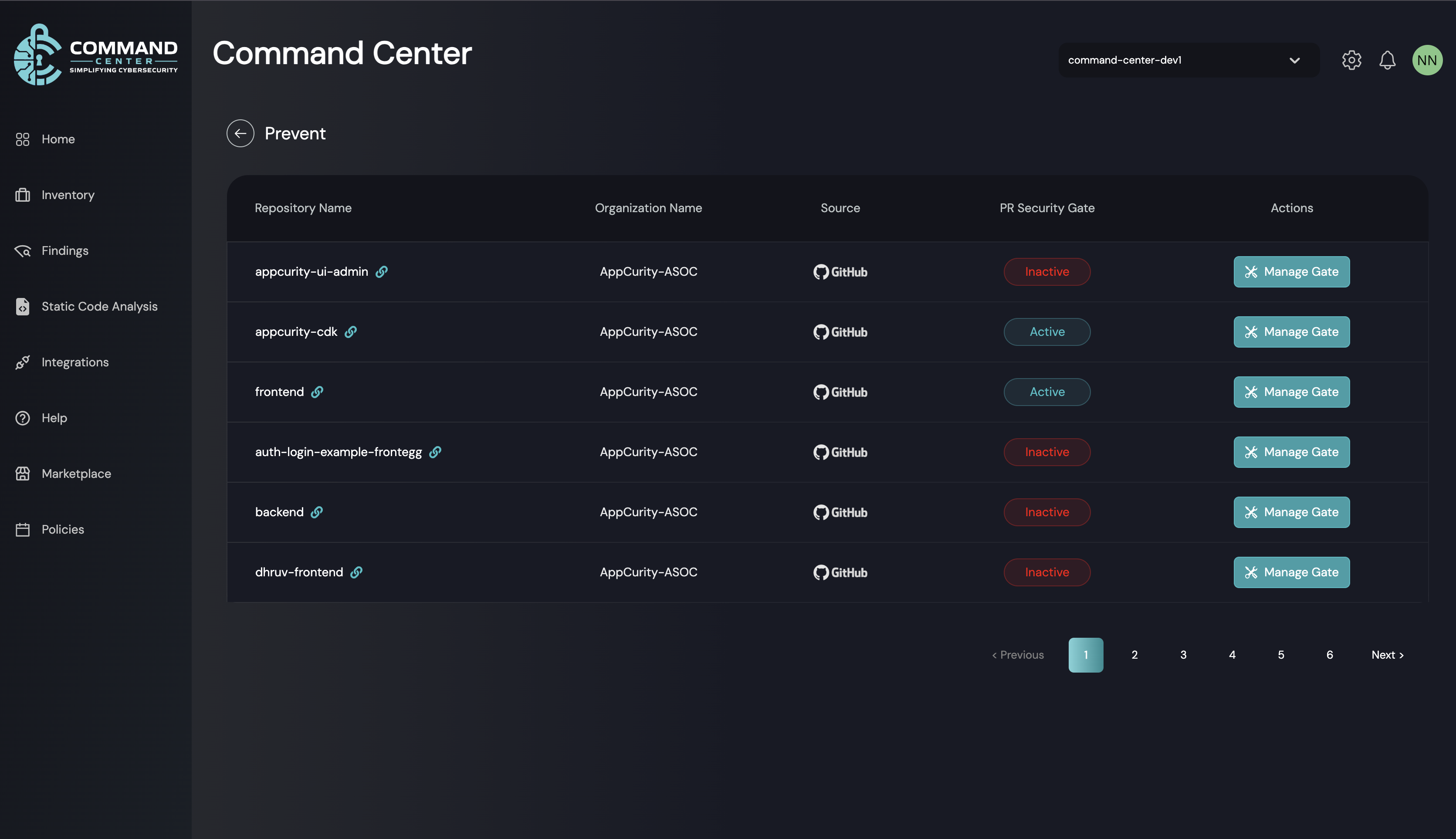Command Center Demos